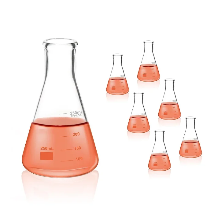 High Borosilicate Conical / Erlenmeyer Flasks (Alibaba listing)