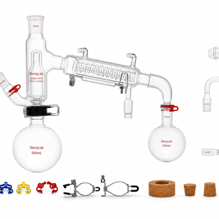 Short-Path Distillation Glassware Kit (24/40, 22-piece)