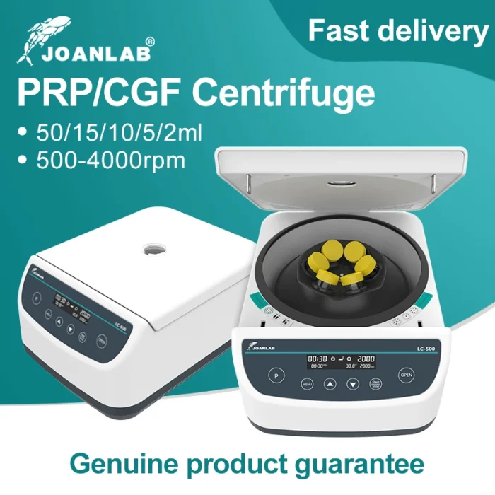 Desktop Centrifuge 4000 RPM — PRF / clinical, 6 × 50 mL