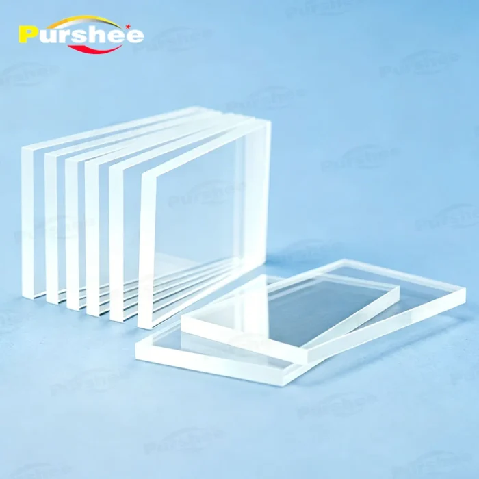 Laboratory Square Optical Glass Plates — 10 pc set